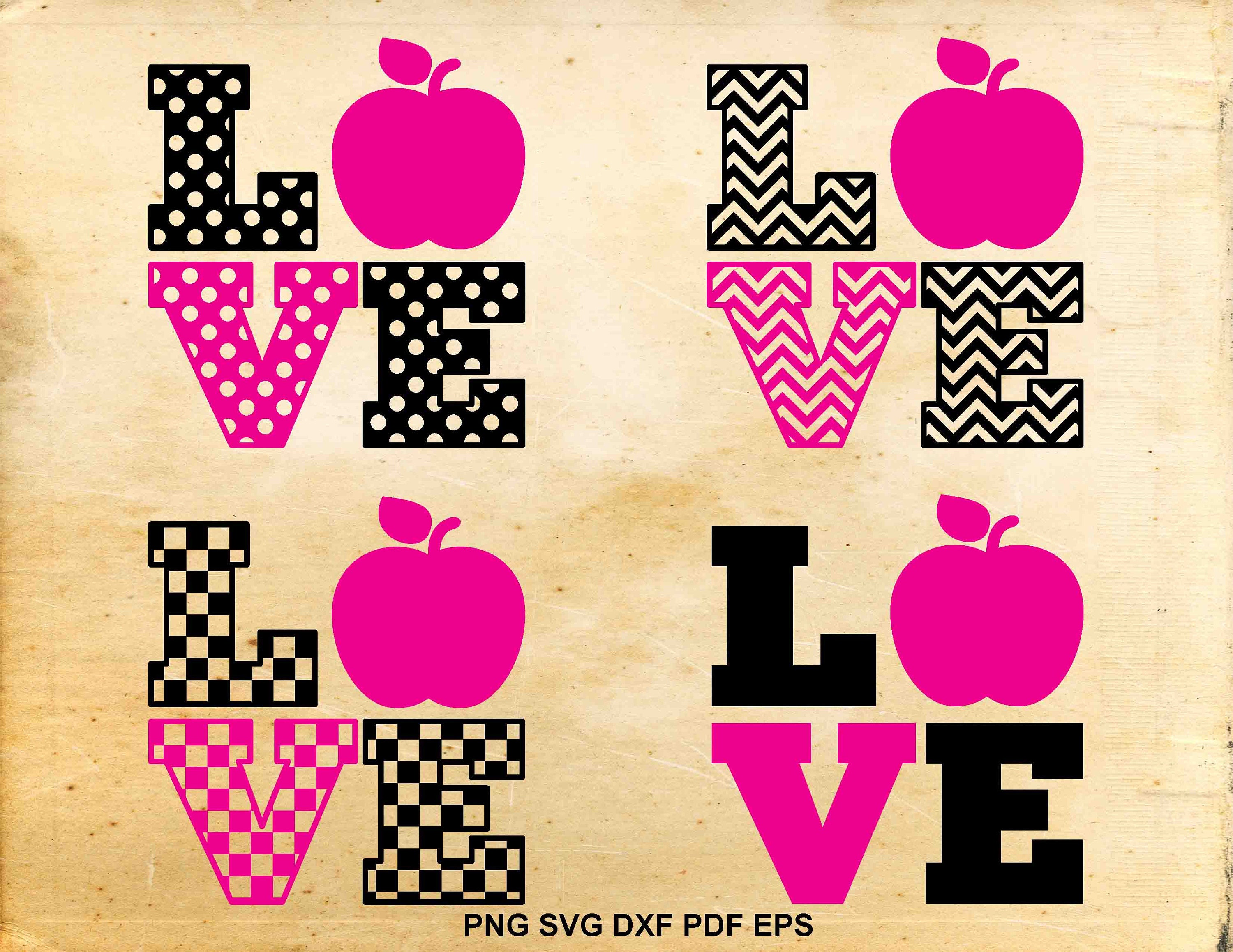 Download Teacher love svg Love school Apple svg file School teacher ...