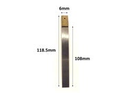 Brass Longcase Grandfather Clock, English Dial, Pendulum Large Suspension Springs, Rods Repair. (K11.15)