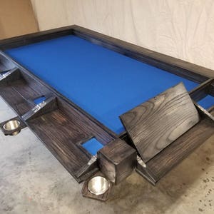 Oak 8 player game table.