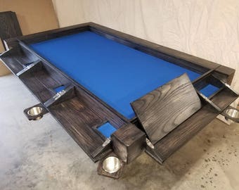 Oak 8 player game table.