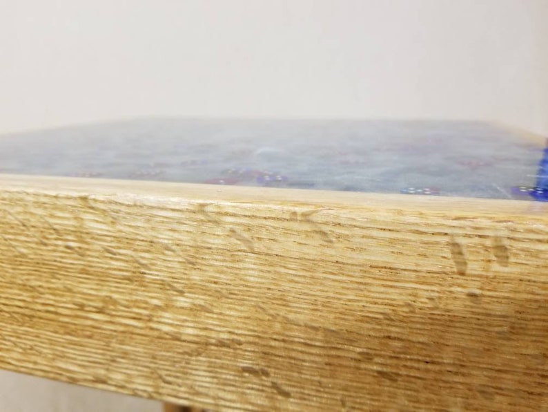 Dice Resin End Table
