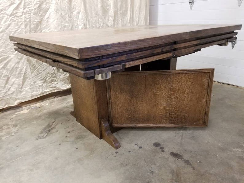 Center Leg Board Game Table Etsy