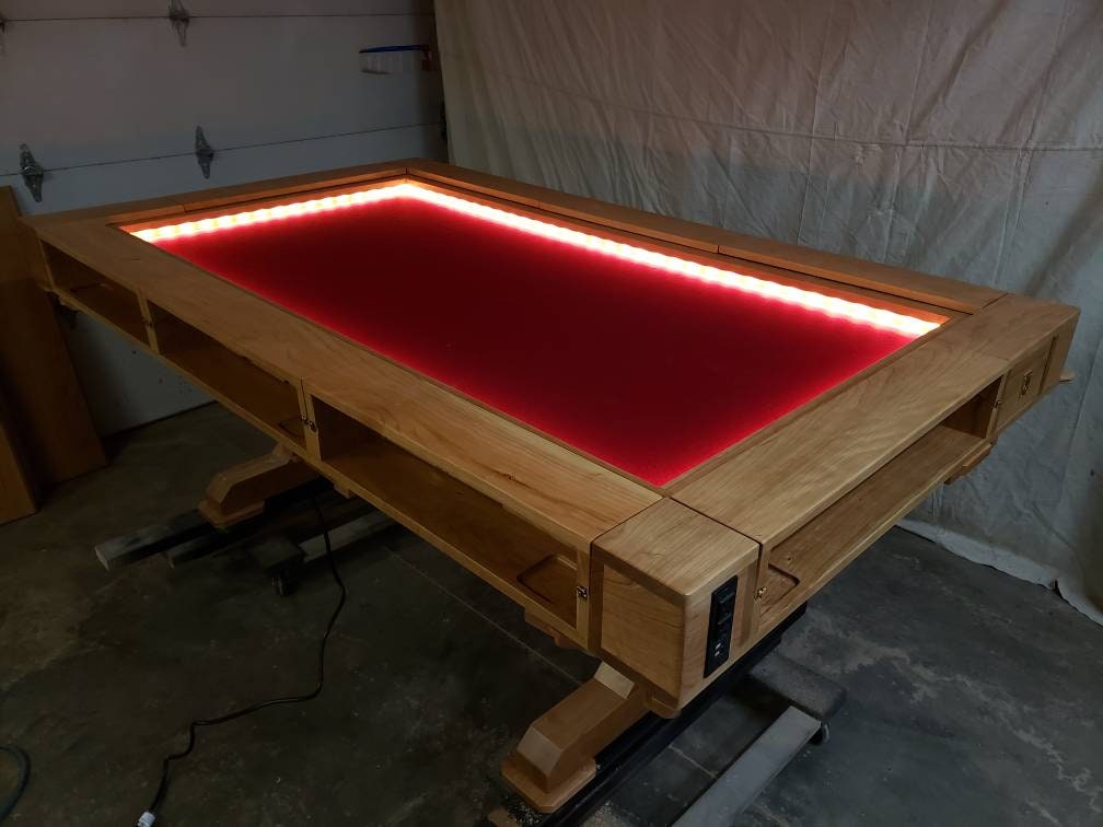 Cherry 8 Player Game Table - Etsy Canada