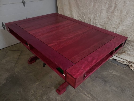 Purple Heart Game Table Etsy UK