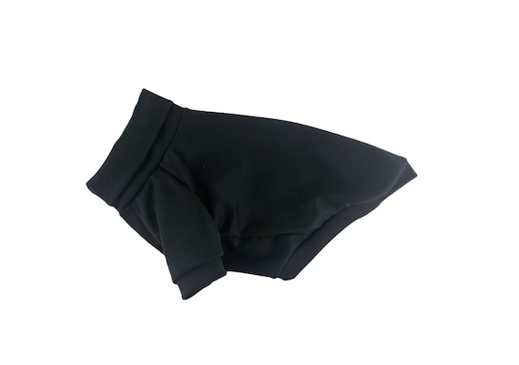 Black Ponte di Roma Turtleneck, Dog Top, Dog Clothing, Dog Fashion, Dog Apparel, Dog Clothes