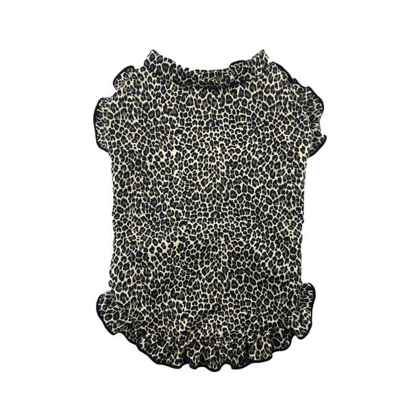 Dog Leopard Print Dress Etsy