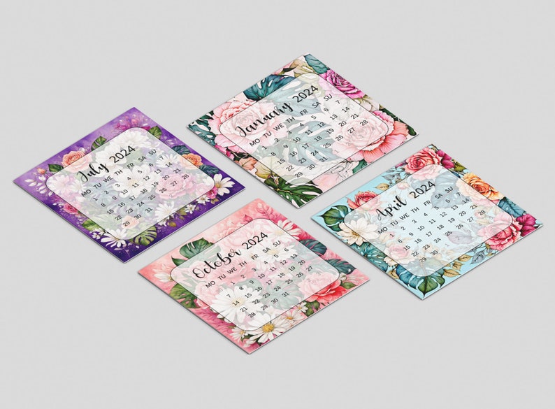 Mini Calendar 2024 Printable Mini - Il 794xN.5411421172 Foh7 