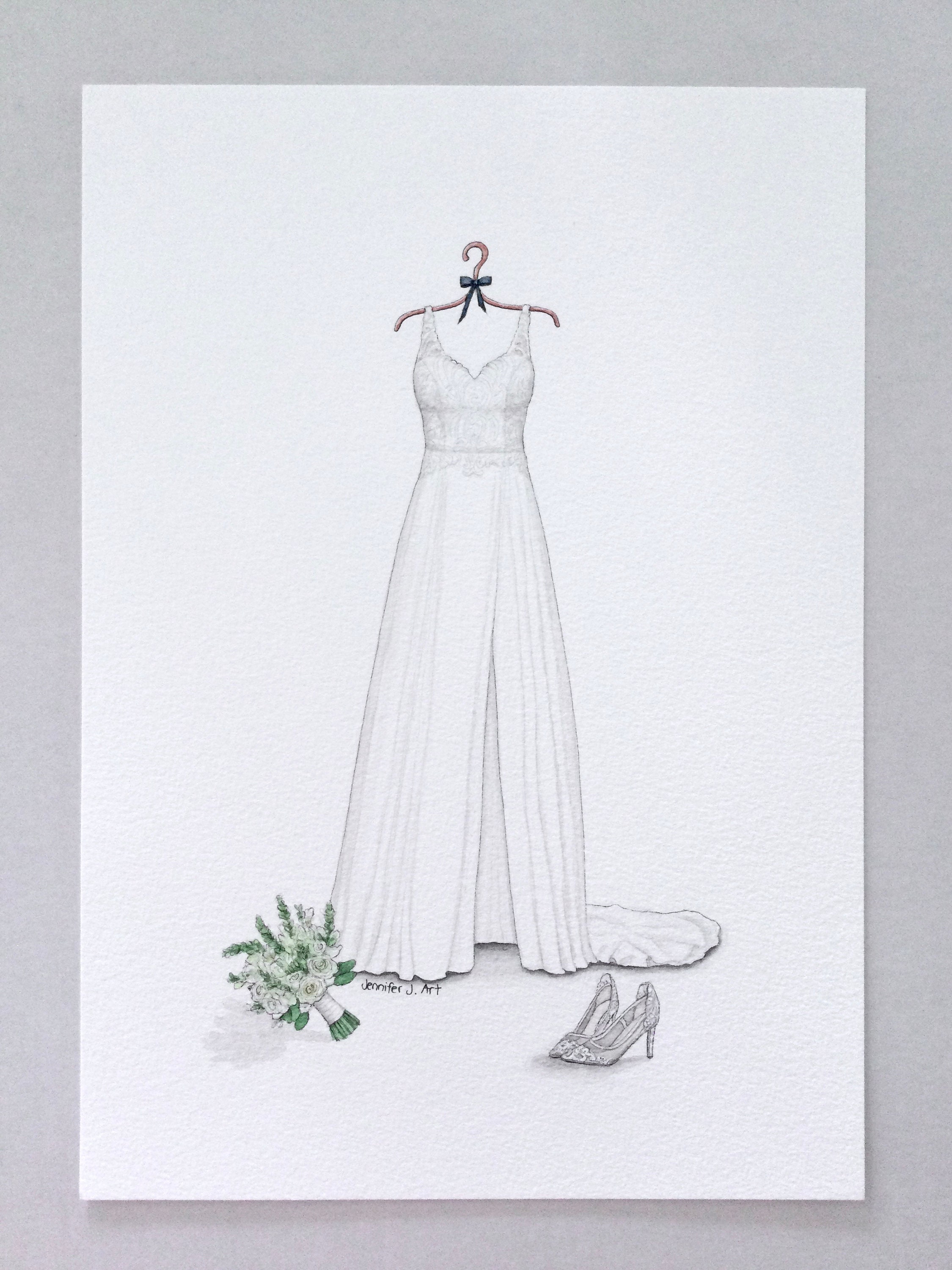 216 Wedding Dress Sketch Stock Photos, High-Res Pictures, and Images -  Getty Images