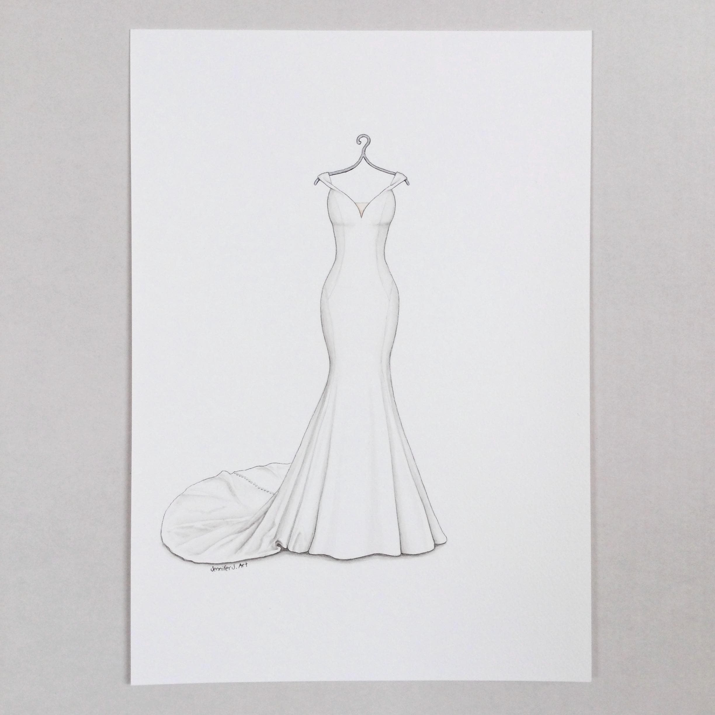 chinese dress ladies mermaid wedding dress with detachable sleeves. – Wedding dresses by Alena  Plokhova