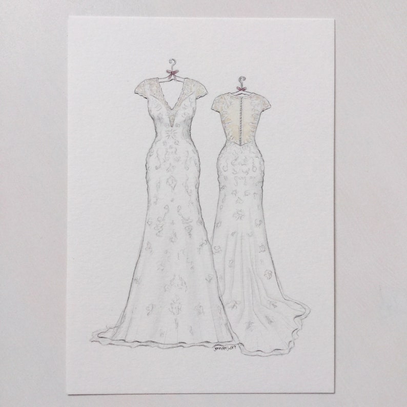 Good Wedding Dresses Drawn