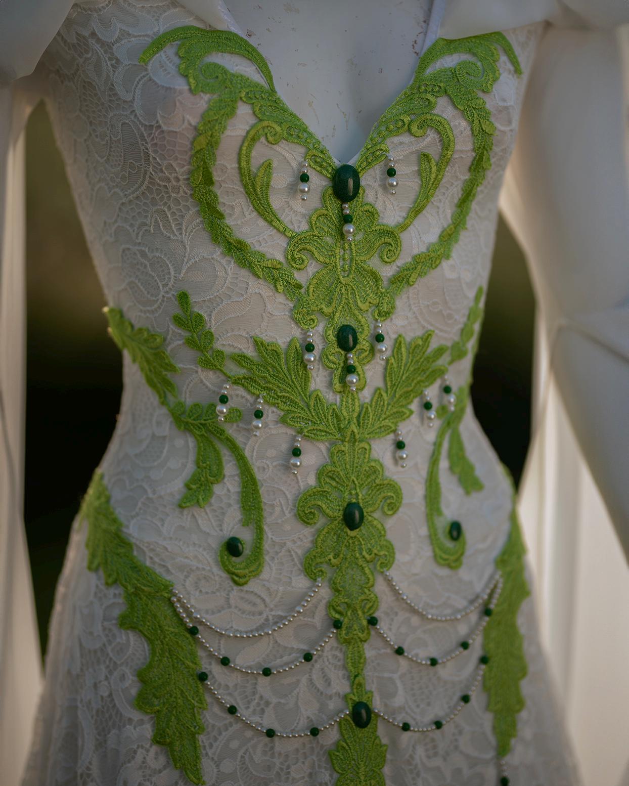 green dress which shoes MODEST BRIDAL main image 0