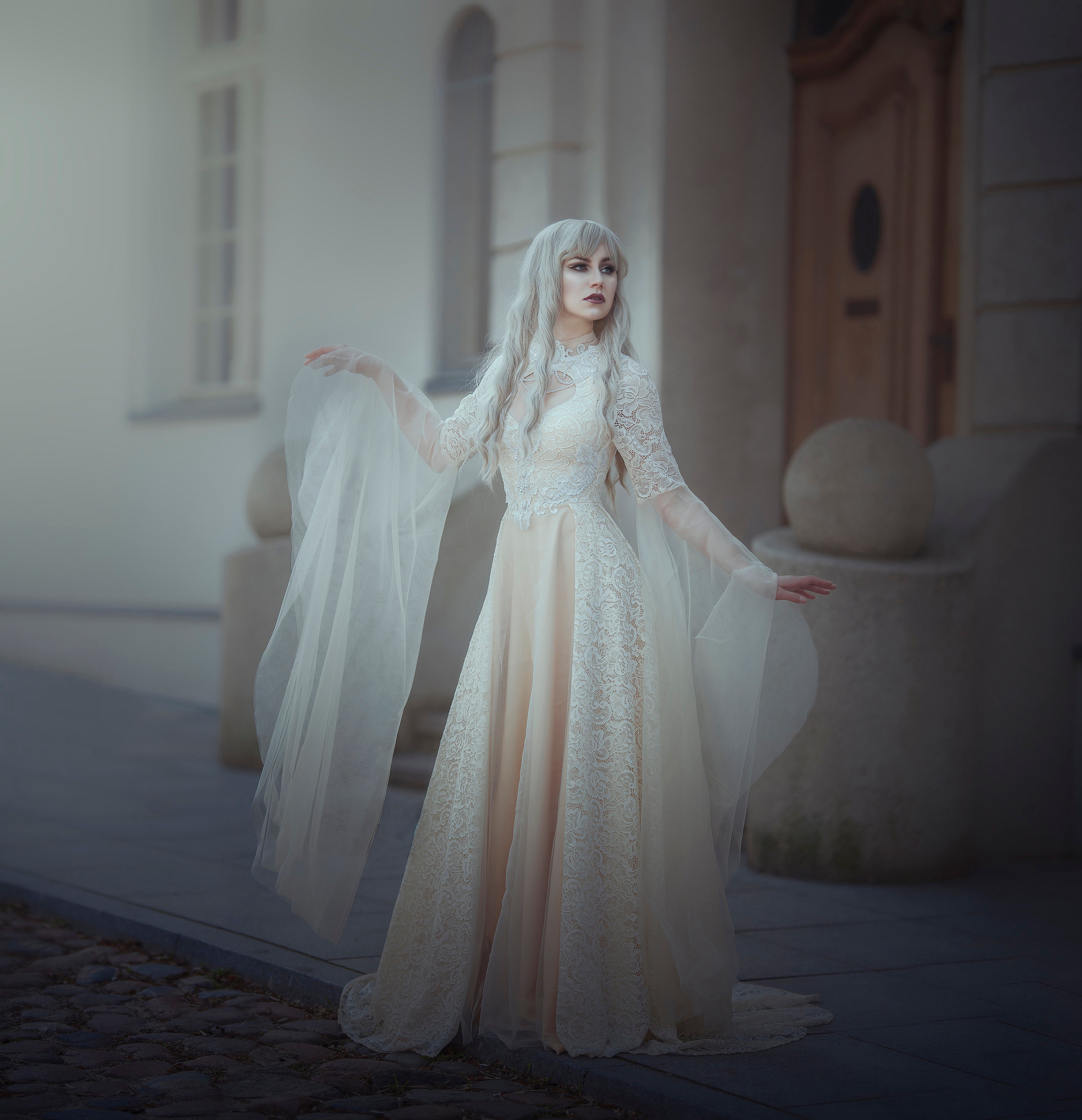 Elfo Vestido De Novia Fantasía Blanco Barroco Medieval Hadas México | Elfo Vestido De Novia Fantasía Blanco Barroco Medieval Hadas México |