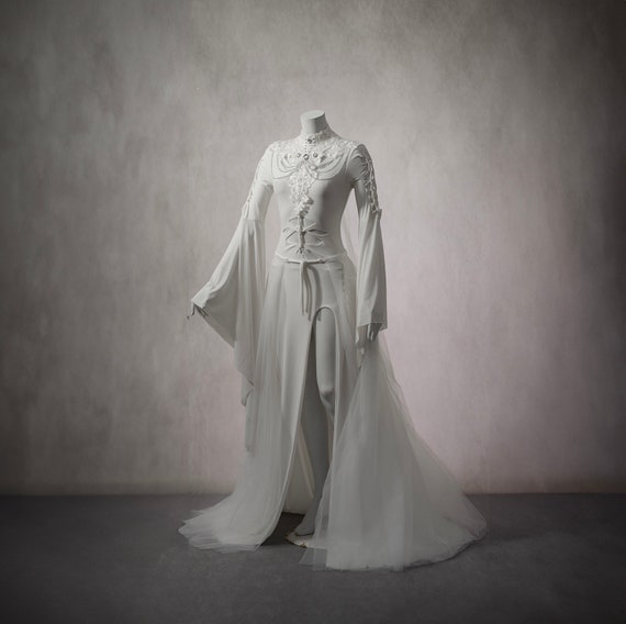 mikado lace wedding dress Applique Mikado Wedding Gown by Adrianna Papell 31215 main image 0