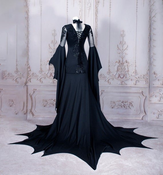 Bat sleeve cheap wedding dress