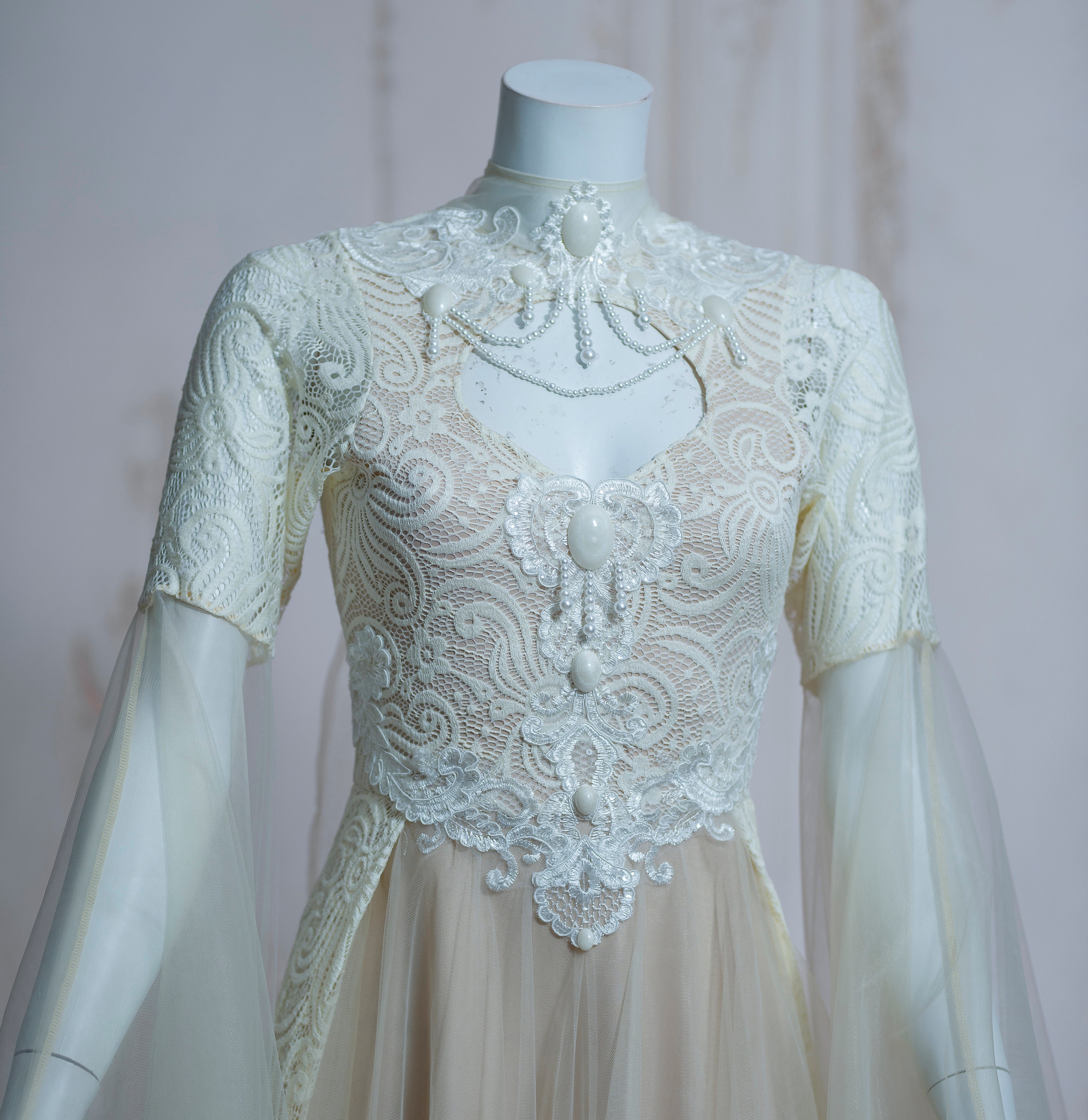 Elfo Vestido De Novia Fantasía Blanco Barroco Medieval Hadas México | Elfo Vestido De Novia Fantasía Blanco Barroco Medieval Hadas México |