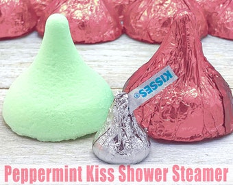 Peppermint Shower Steamer, Aromatherapy Shower Tablet, Shower Melt Fizzy Bomb, Spa Gift Mom, Aromatherapy Gift, Relaxation Gift, Spa Steamer