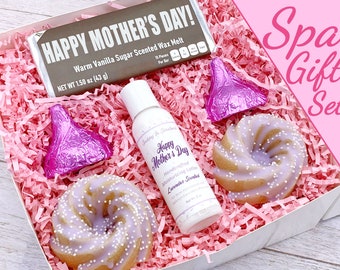 Mothers Day Spa Gift Set, Lavender Personalized Relaxation Basket from Daughter son, Relaxation Gift, Mothers Day Set, Best Mom Ever Spa Box