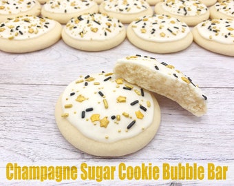 Sugar Cookie Bubble Bar Strawberry Champagne, Star Bath Cookie, Solid Bubble Bath, Spa Gift Mom, Bath Gift Kid, Spa Cookie Bar, Cookie Gift