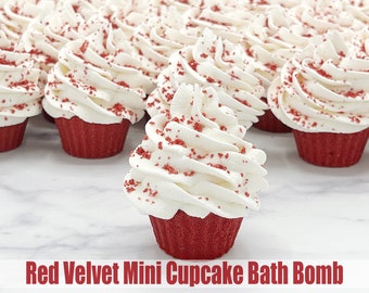 Valentine’s Day Cupcake Bath Bomb Gift for Girlfriend Wife Teen or Kid, Handmade Unique fun Hygge Relaxation Galentine Gift for Best Friend