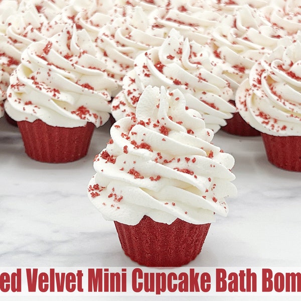 Valentine’s Day Cupcake Bath Bomb Gift for Girlfriend Wife Teen or Kid, Handmade Unique fun Hygge Relaxation Galentine Gift for Best Friend