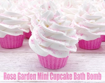 Rose Bath Bomb, Rose Cupcake Bath Bomb, Bath Bomb Gift Mom, Rose Spa Gift Set, Rose Bath Fizzy Cupcake, Fizzy Spa Set Mom, Bath Bomb Cupcake