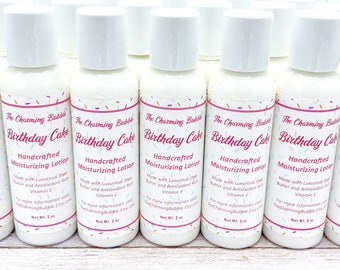 Birthday Hand Body Lotion, Body Moisturizer, Hand Cream, Handmade Shea Butter Lotion, Spa Gift Lotion Set, Shea Butter Hand Moisturizer Gift