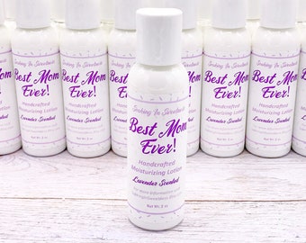 Best Mom Ever Lavender Hand Body Lotion, Body Moisturizer Cream, Handmade Shea Butter Lotion, Spa Lotion Set, Shea Butter Moisturizer Gift