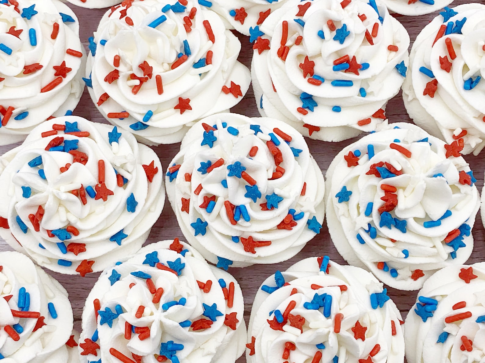 Patriótico 4 de julio cupcake bath bomb rojo blanco azul baño | Etsy