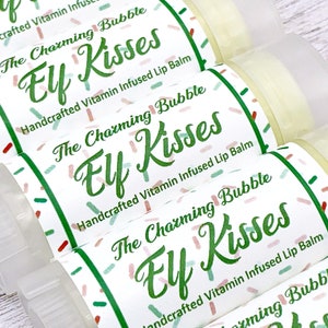 Christmas Lip Balm, Christmas Chapstick, Dessert Lip Balm, Winter Chapstick Set, Beeswax Lip Balm, Shea Butter Lip Balm, Holiday Lip Balm