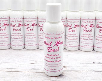 Best Mom Ever Rose Hand Body Lotion, Body Moisturizer Cream, Handmade Shea Butter Lotion, Spa Lotion Set, Shea Butter Moisturizer Gift