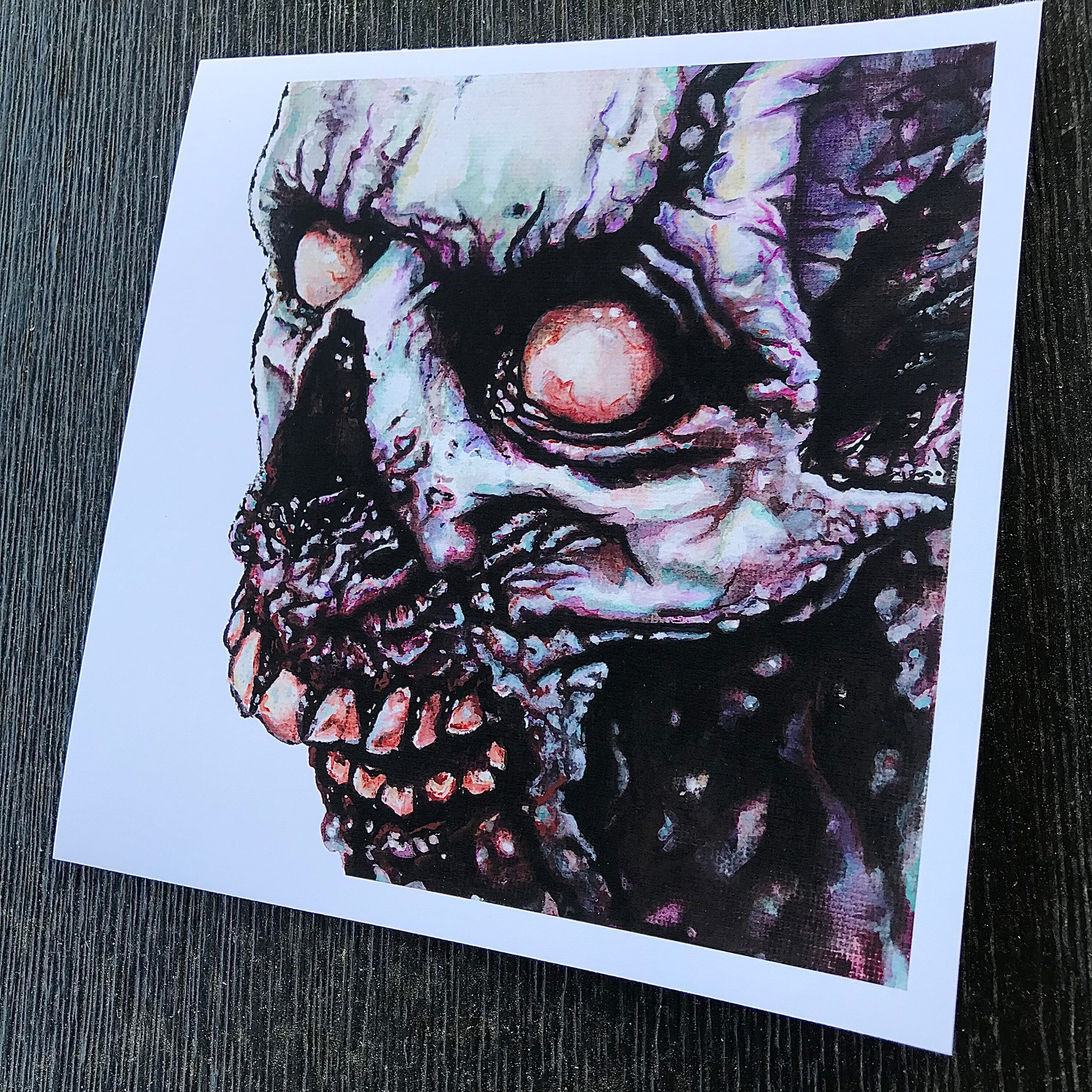 Smirk Print Smirk- 6x6” Epson Archival Print - Etsy
