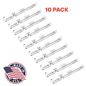 OG Chillum One Hitters - USA Made Glass Tobacco Pipes (10 Pack)