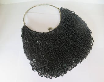 Vintage Beaded and Sequined Evening Purse