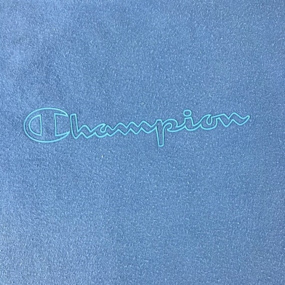 Vintage Champion Spellout Hand Bleach Dyed Tshirt - image 2