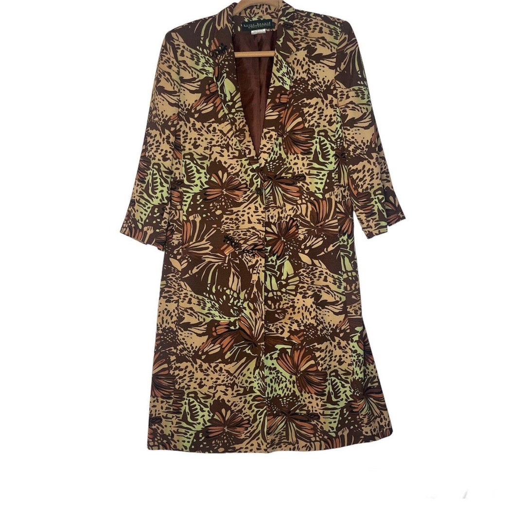 Brown Mock Neck Jacket by Harve Benard main image 1