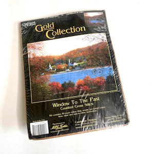 NIB Candamar Designs Gold Collection &quot;Windows to the Past&quot; Cross Stitch Kit no 52420