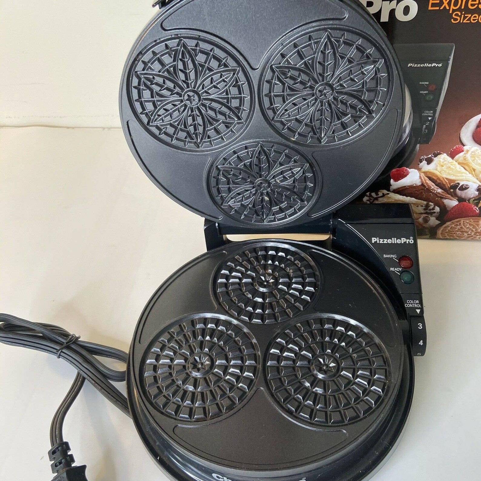 Vintage Chefs Choice Pizzelle Pro Express Bake 835 Cannoli Etsy