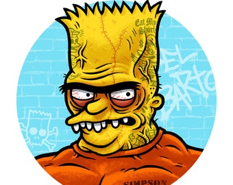 Bart Simpson "Underachiever" Print