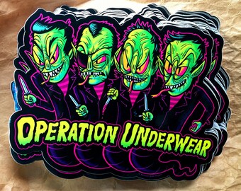 Operation Underwear Snake STICKER