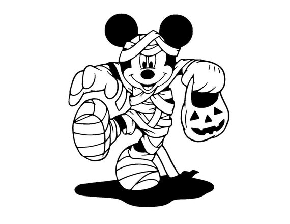 Download Disney Halloween Mickey Mouse Trick Or Treat SVG Digital ...