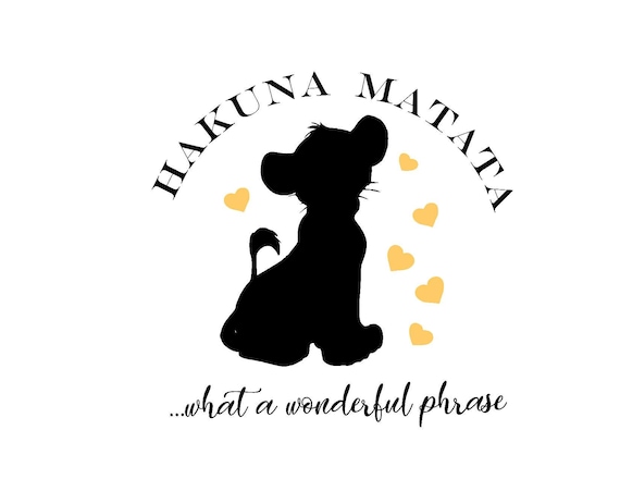 Download Hakuna Matata Disney The Lion King Simba SVG Digital File ...