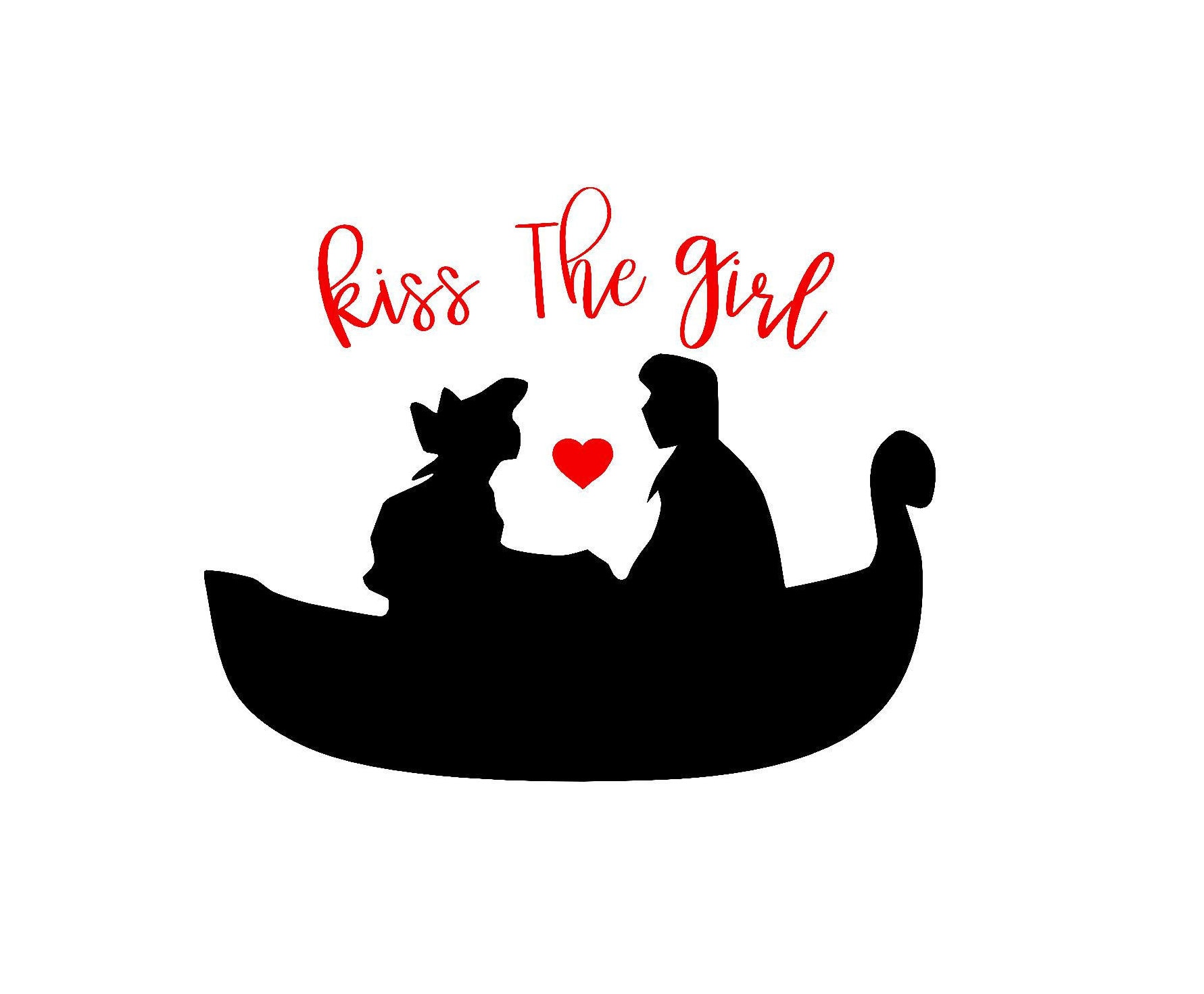 Download Kiss The Girl The Little Mermaid SVG Digital File | Etsy