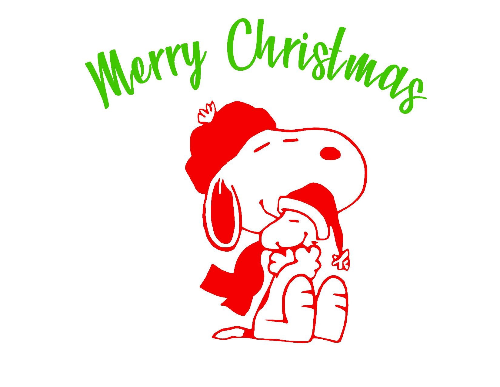 Download Snoopy And Woodstock Merry Christmas Charlie Brown Peanuts ...