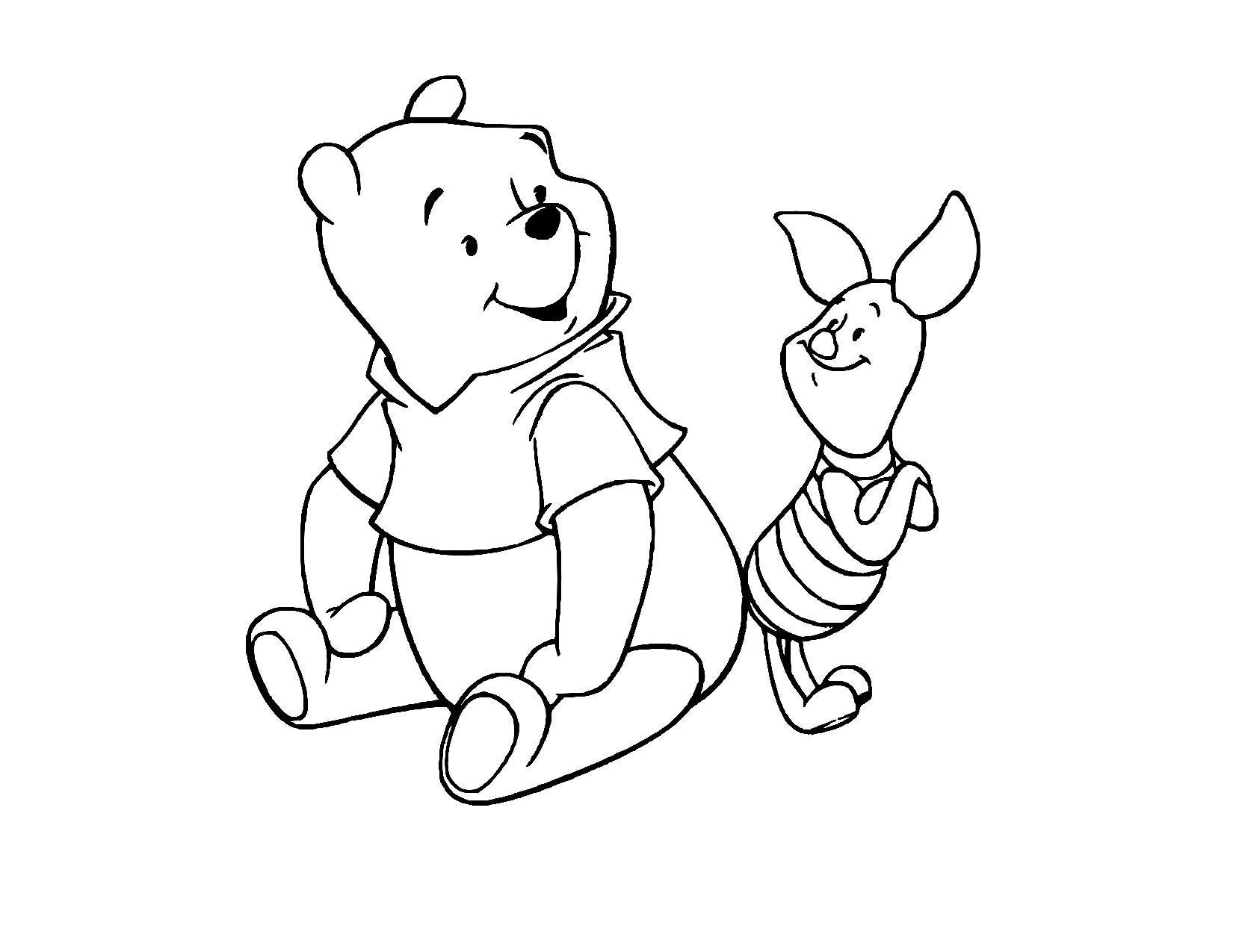 Download Disney Winnie The Pooh And Piglet SVG Digital File | Etsy