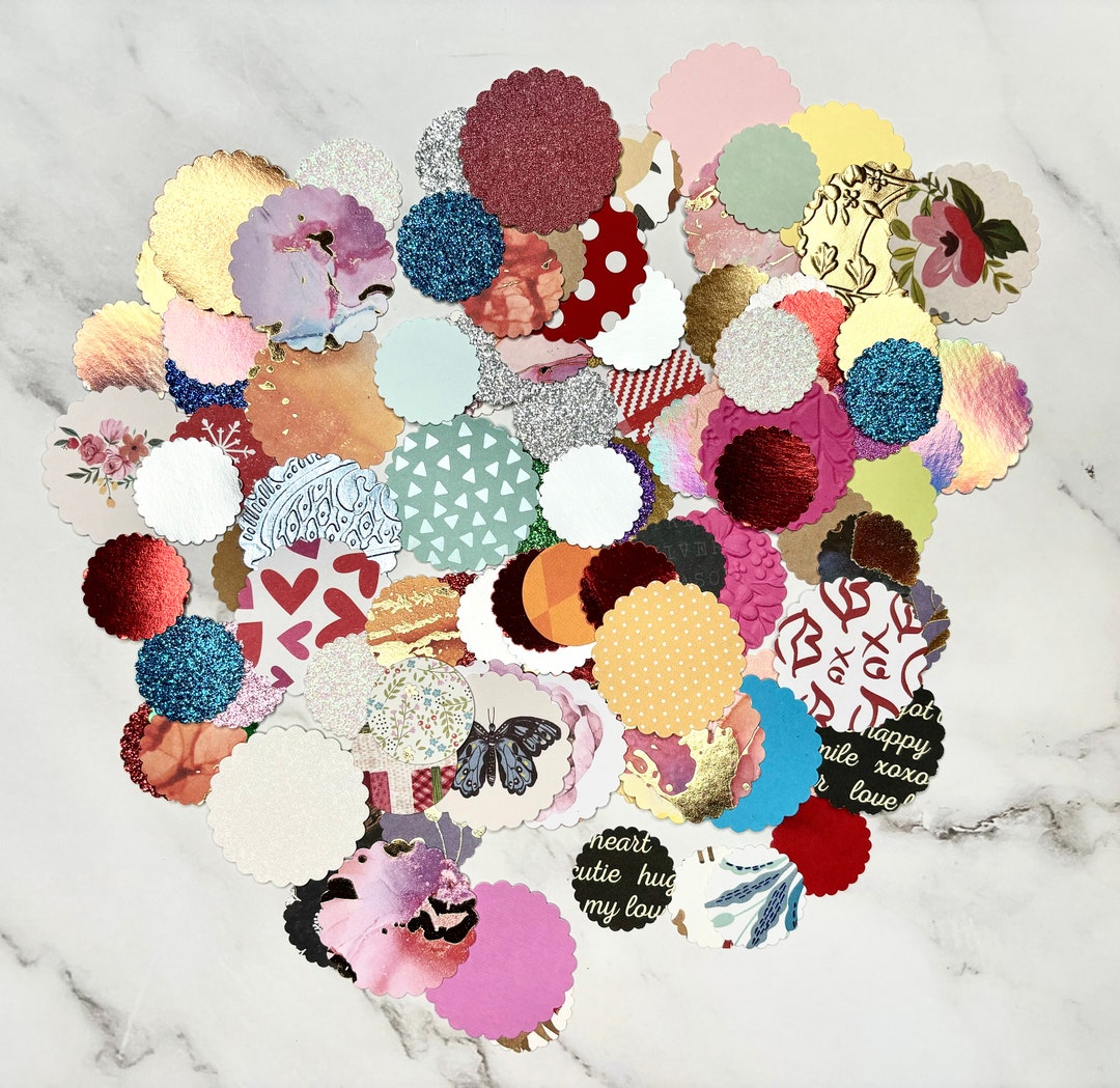 Decuts Cardstock Circle Die Cuts _ Circle Cardstock Die Cuts – WBWKW
