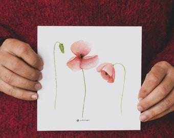 poppies - art print