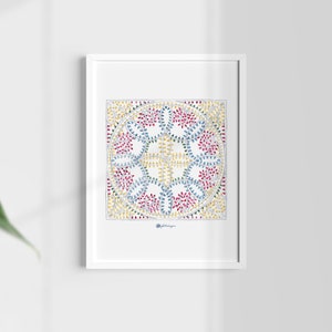 poster luminarie, stampa luminarie siciliane, dipinto acquerello