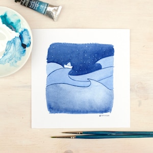 Night sky - art print