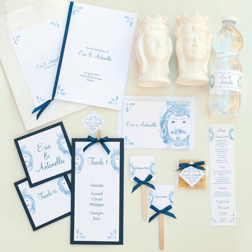Sicilian wedding invitation shops cards