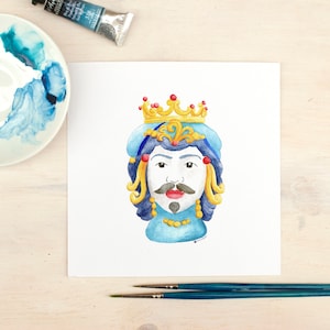 Testa di moro - art print